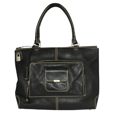 Pre-owned Tod's Black Leather Totes