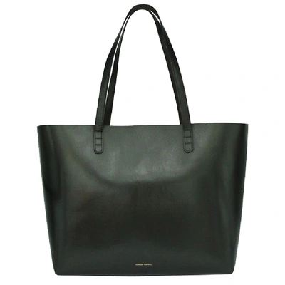 Pre-owned Mansur Gavriel Black Argento Leather Totes