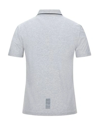 Shop Ea7 Polo Shirt In Light Grey