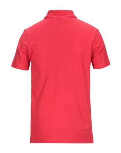 Shop Paul & Shark Polo Shirts In Red