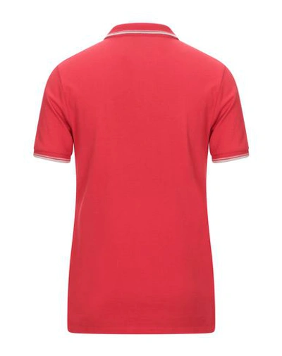 Shop Blauer Man Polo Shirt Red Size S Cotton