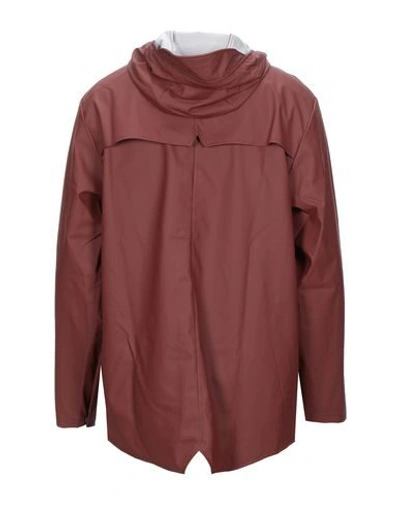 Shop Rains Overcoats In Brown