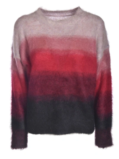 Shop Isabel Marant Étoile Drussel Pullover In Raspberry Color In Multi