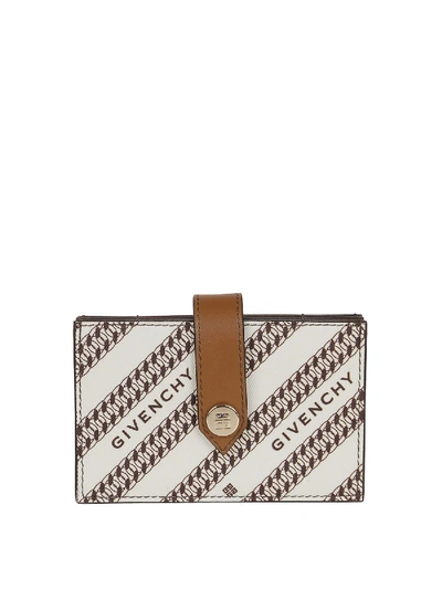 Shop Givenchy Bond Beige Card Holder