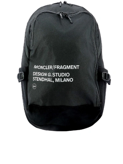 Shop Moncler Fragment Backpack In Black
