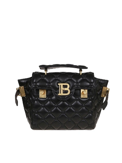 Shop Balmain B-buzz 23 Handbag In Black