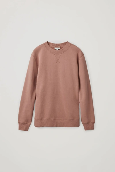Shop Cos Relaxed Sweatshirt In Pink