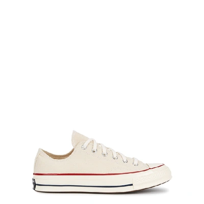 Shop Converse Chuck 70 Cream Canvas Sneakers In White
