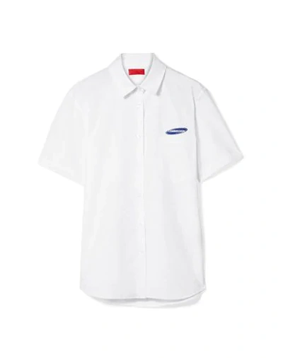 Shop Commission Woman Shirt White Size 6 Cotton