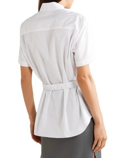 Shop Commission Woman Shirt White Size 4 Cotton