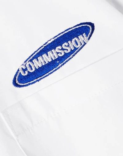 Commission Shirts In White