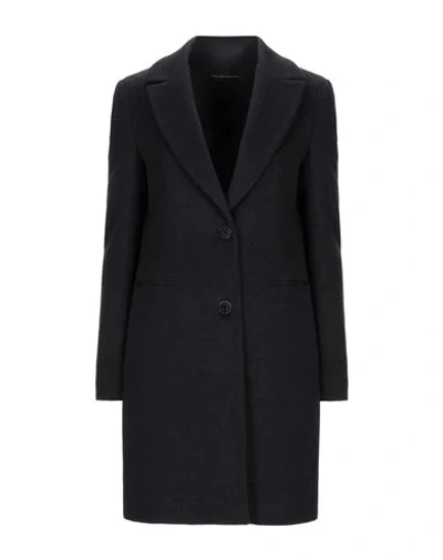 Shop Alessandro Dell'acqua Coat In Steel Grey