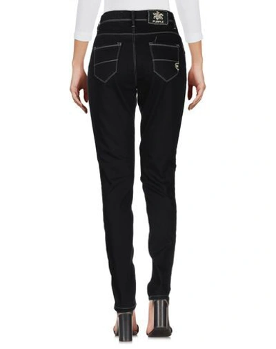 Shop Purple Jeans In Black