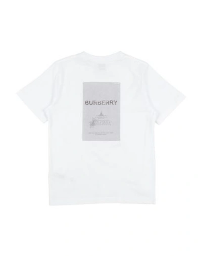 Shop Burberry T-shirts In White