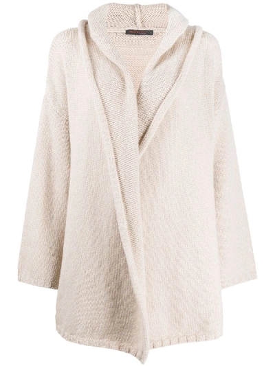 Shop Incentive! Cashmere Hooded Cashmere Cardigan In Neutrals