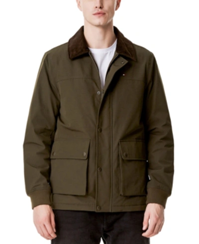 Shop Tommy Hilfiger Men's Barn Coat, Created For Macy's In Army Green
