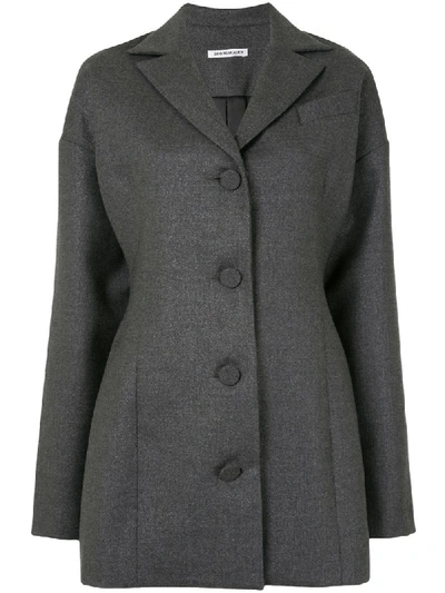 Shop Georgia Alice Divine Wool Coat Dress In Grey
