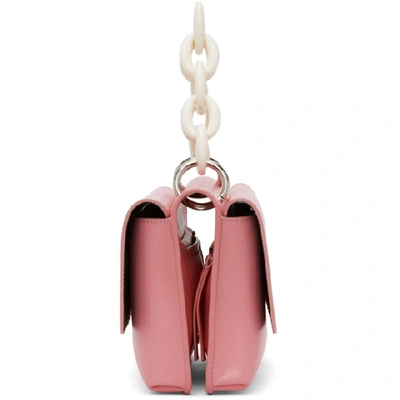 Shop Msgm Pink Chain Handle Bag In 12 Pink