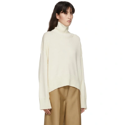 Shop Le17septembre Off-white Wool Turtleneck In Ivory