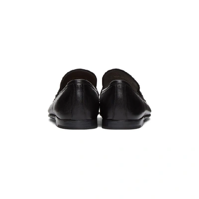 Shop Dunhill Black Soft Chiltern Loafers In 001 Black