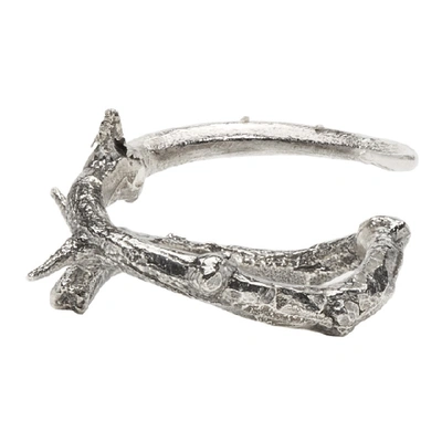 Shop Pearls Before Swine Silver Thorn Ring In 925 Silver