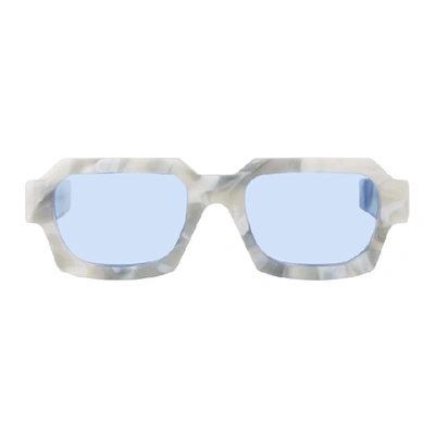 Shop A-cold-wall* White Retrosuperfuture Edition Marble Sunglasses