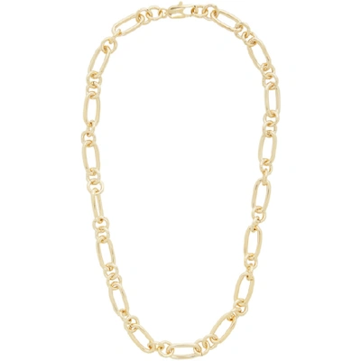 Shop Laura Lombardi Gold Rafaella Chain In Brass
