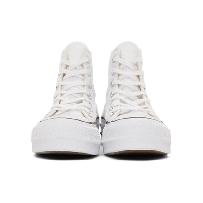 CONVERSE 白色 CHUCK TAYLOR ALL STAR LIFT 高帮运动鞋