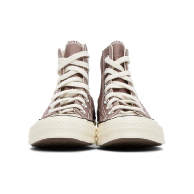 Shop Converse Purple Chuck 70 High Sneakers In Saddle