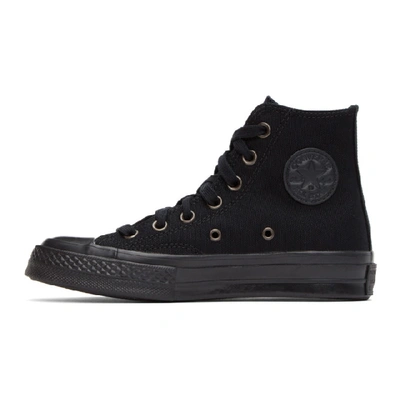 Shop Converse Black Monochrome Chuck 70 High Sneakers In Black/blk