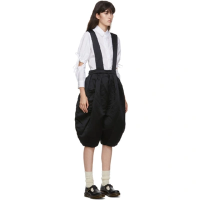 Shop Comme Des Garcons Girl Black Balloon Suspender Trousers In 1 Black