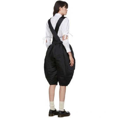 Shop Comme Des Garcons Girl Black Balloon Suspender Trousers In 1 Black