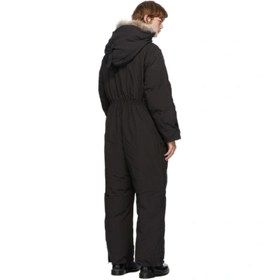 CANADA GOOSE CANADA GOOSE BLACK DOWN ARCTIC RIGGER COVERALL 