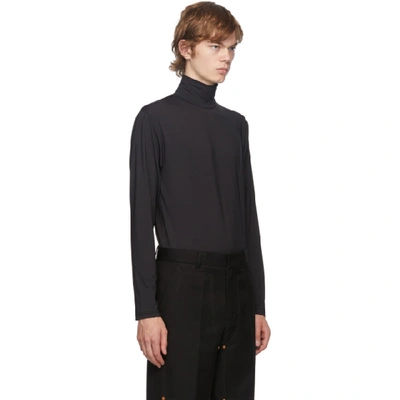 Shop Andersson Bell Black Jersey Logo Turtleneck