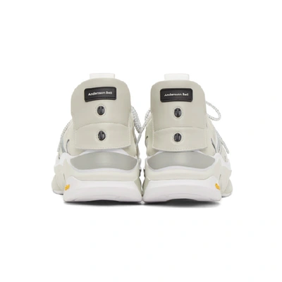 Shop Andersson Bell White Re-made Stewart Sneakers