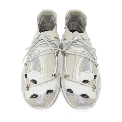 Shop Andersson Bell White Re-made Stewart Sneakers