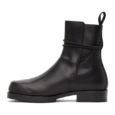 Shop Alyx Black Buckle Chelsea Boots