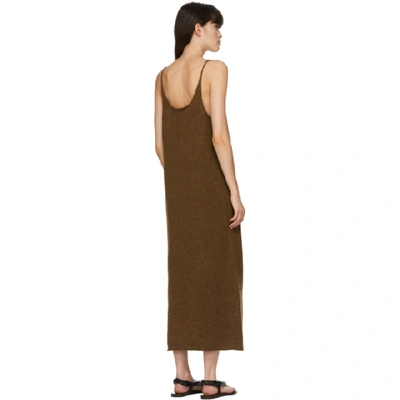 ARCH THE SSENSE 独家发售棕色针织背心连衣裙