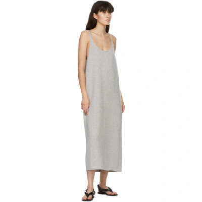 Shop Arch The Ssense Exclusive Grey Knit Tank Dress
