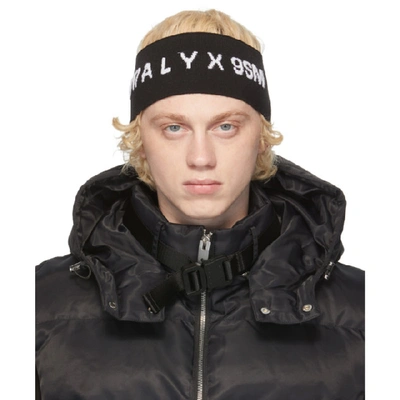 Shop Alyx Black Logo Headband