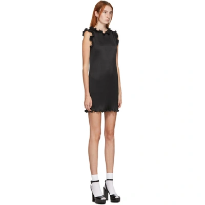 Shop Marc Jacobs Black 'the Pleated' Dress In 001 Black