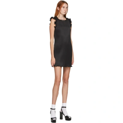 Shop Marc Jacobs Black 'the Pleated' Dress In 001 Black