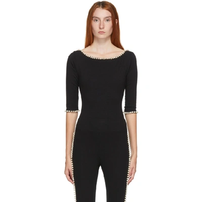 Shop Marc Jacobs Black Capezio Edition The Leotard Bodysuit In 001 Black