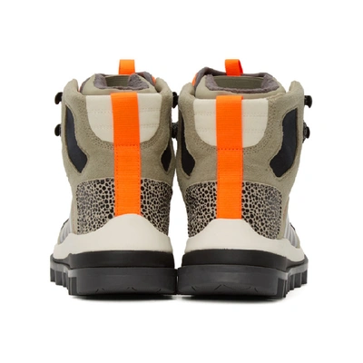 Shop Adidas By Stella Mccartney Beige Eulampis Ankle Boots