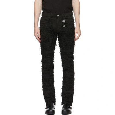 Shop Alyx Black Blackmeans Edition Six-pocket Jeans In Blk0001 Bla