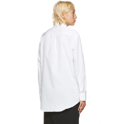 Shop Off-white White Basic Logo Shirt In White/black