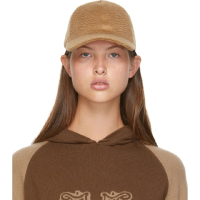 Shop Max Mara Tan Cashmere Amiche Cap In 001 Camel