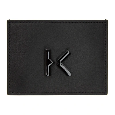 Shop Kenzo Black K Card Holder In 99 Black