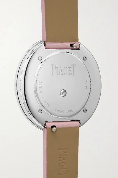 Shop Piaget Possession 34mm 18-karat White Gold, Alligator And Diamond Watch