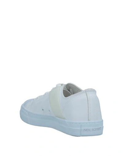 Shop Neil Barrett Sneakers In White
